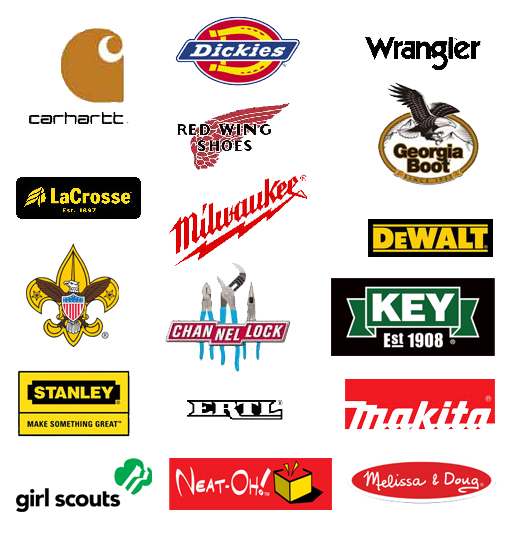 Brands logos